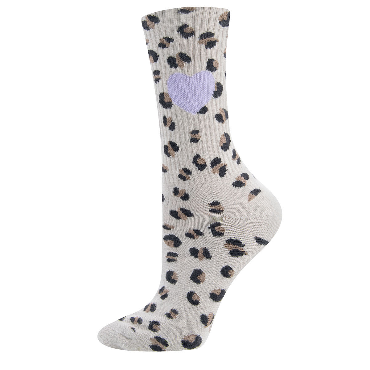 Tennissocken 2er Pack Herz/Leo