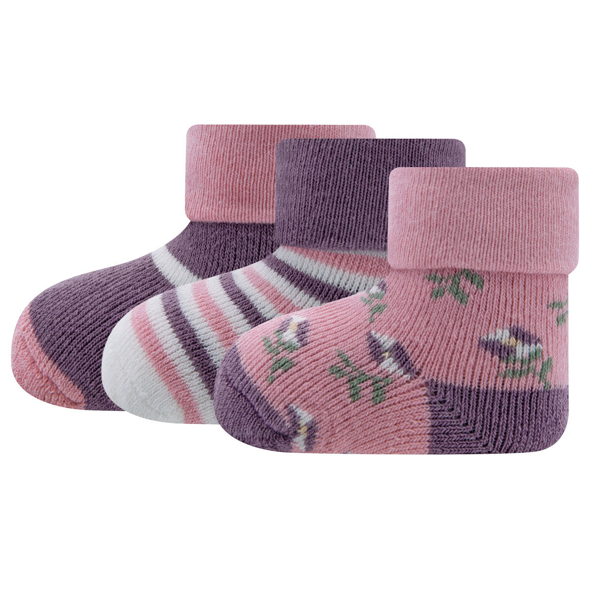 Babysocken 3er Pack Blümchen