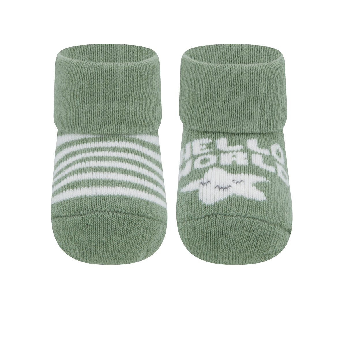 Babysocken 2er Pack Hello World