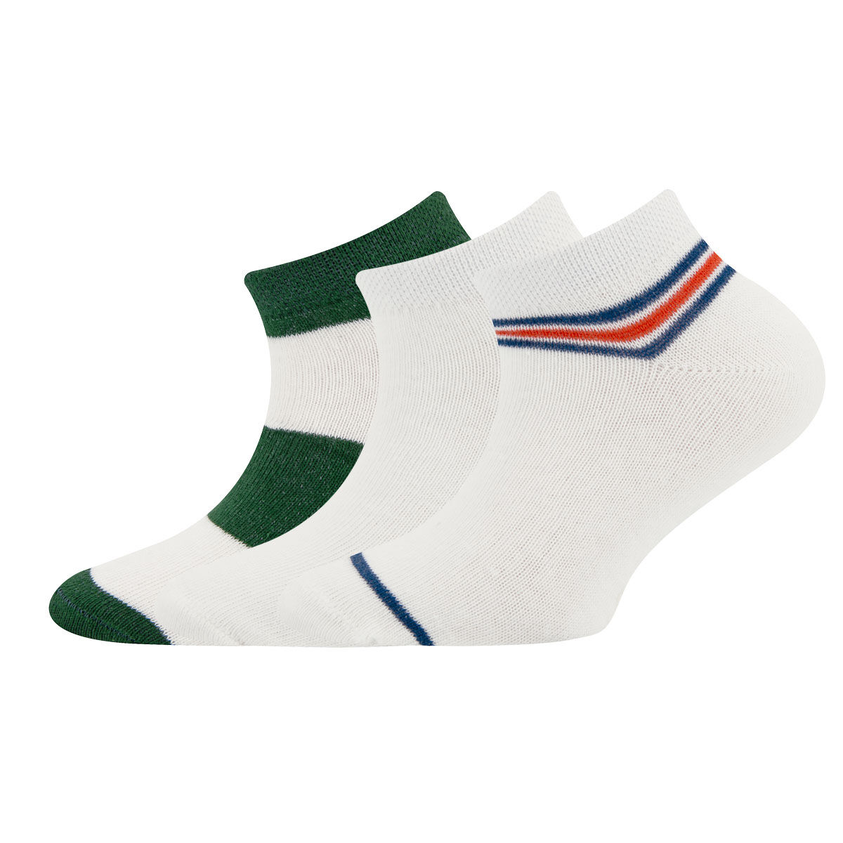 Sneaker 3er Pack Ringel/Uni