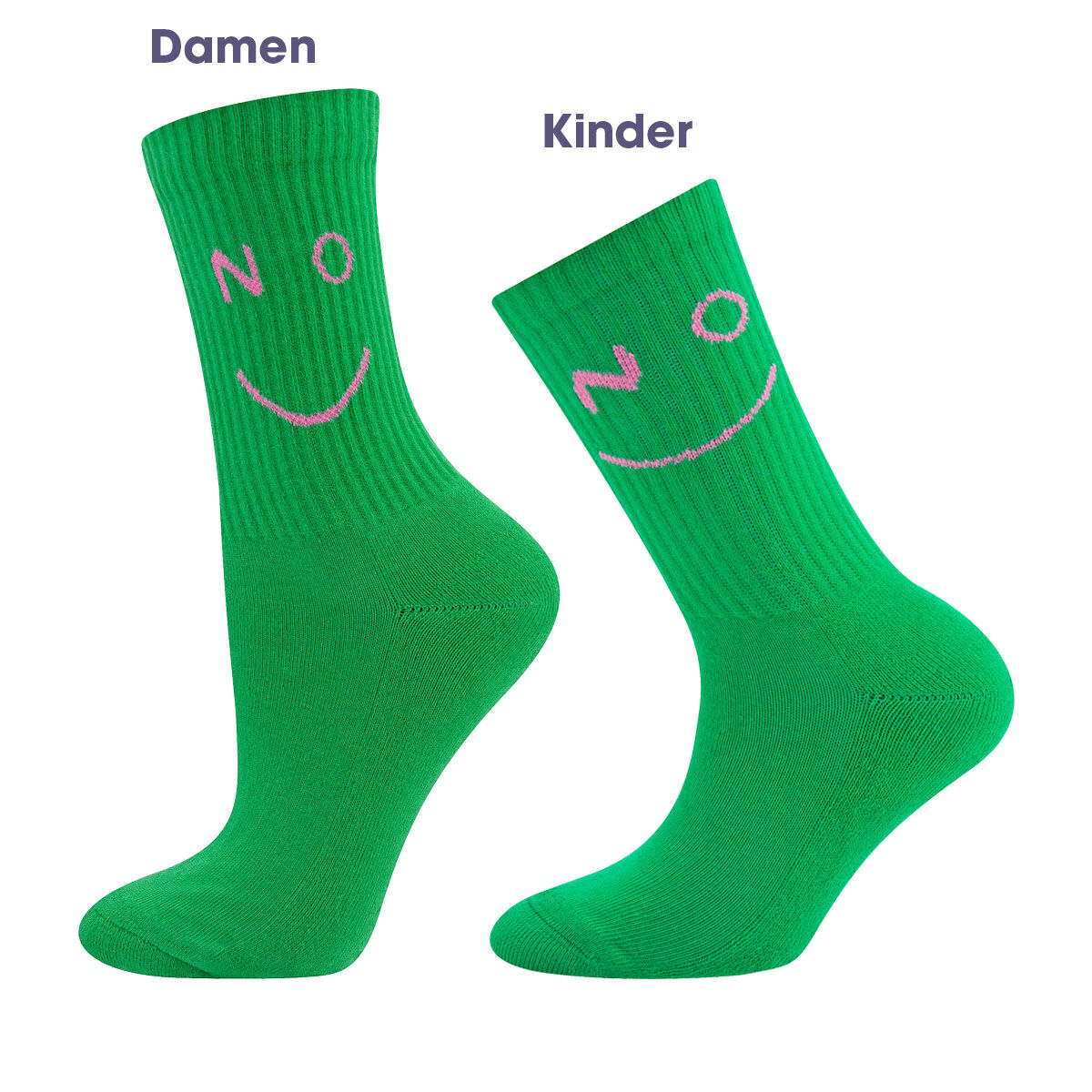 Tennissocken Neon Smile