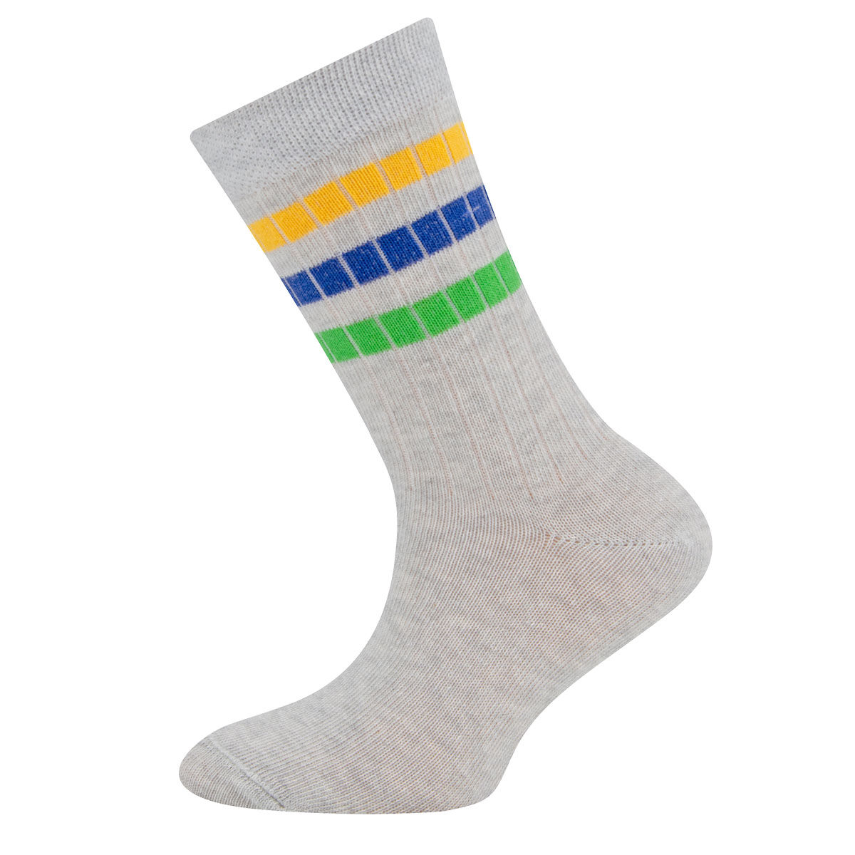 Socken 3er Pack Ringel/Rippe