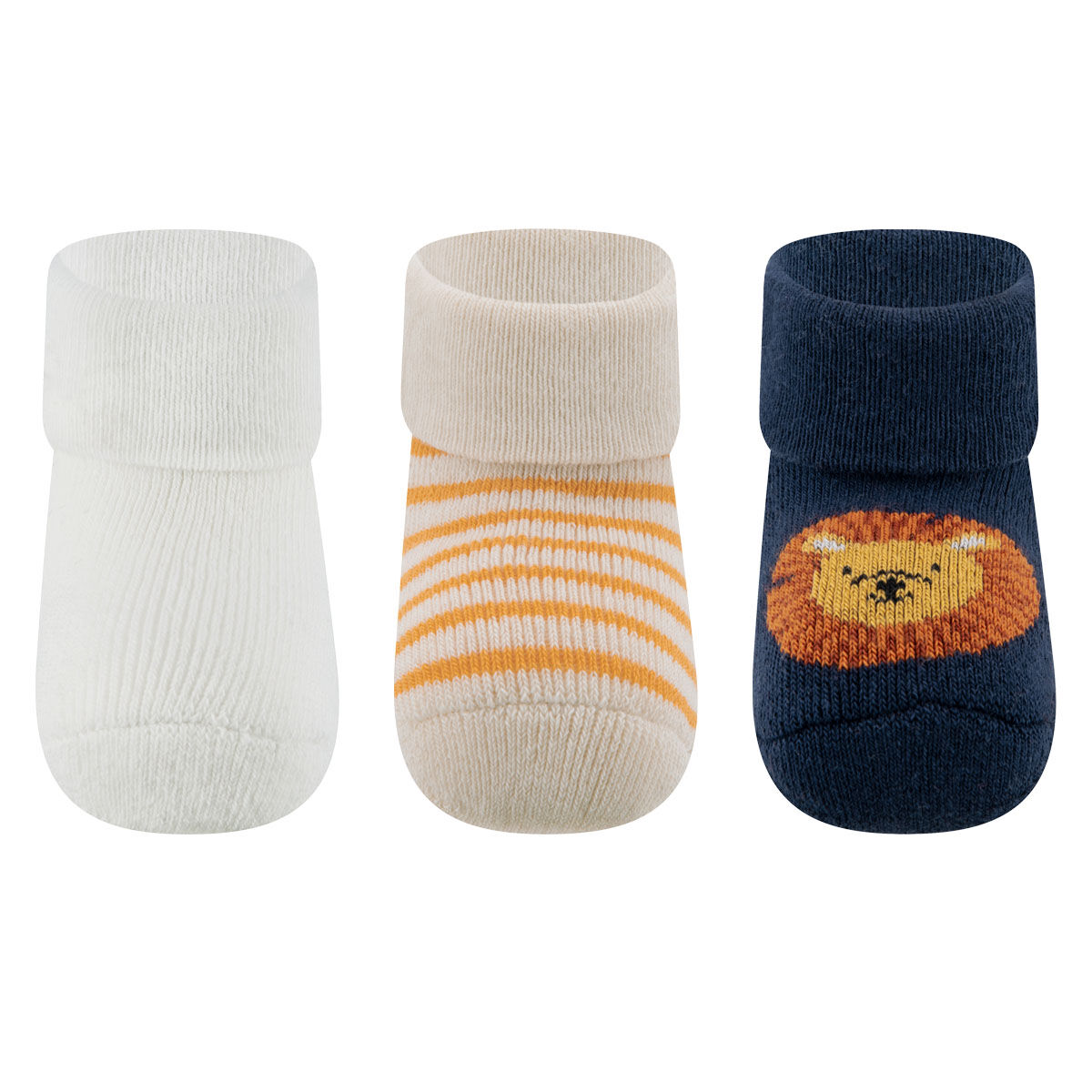 Babysocken 3er Pack Löwe