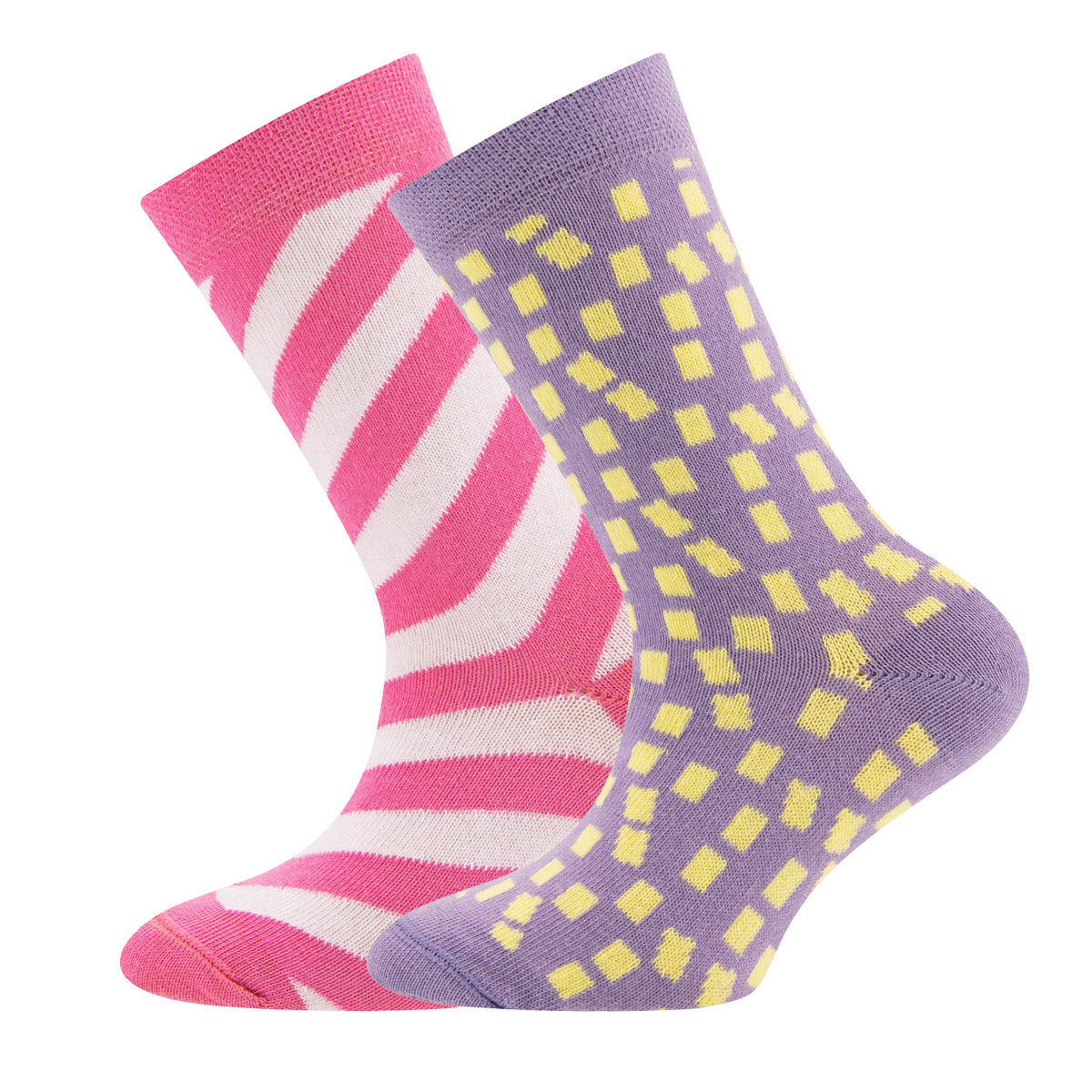 Socken 2er Pack Ringel/Graphik