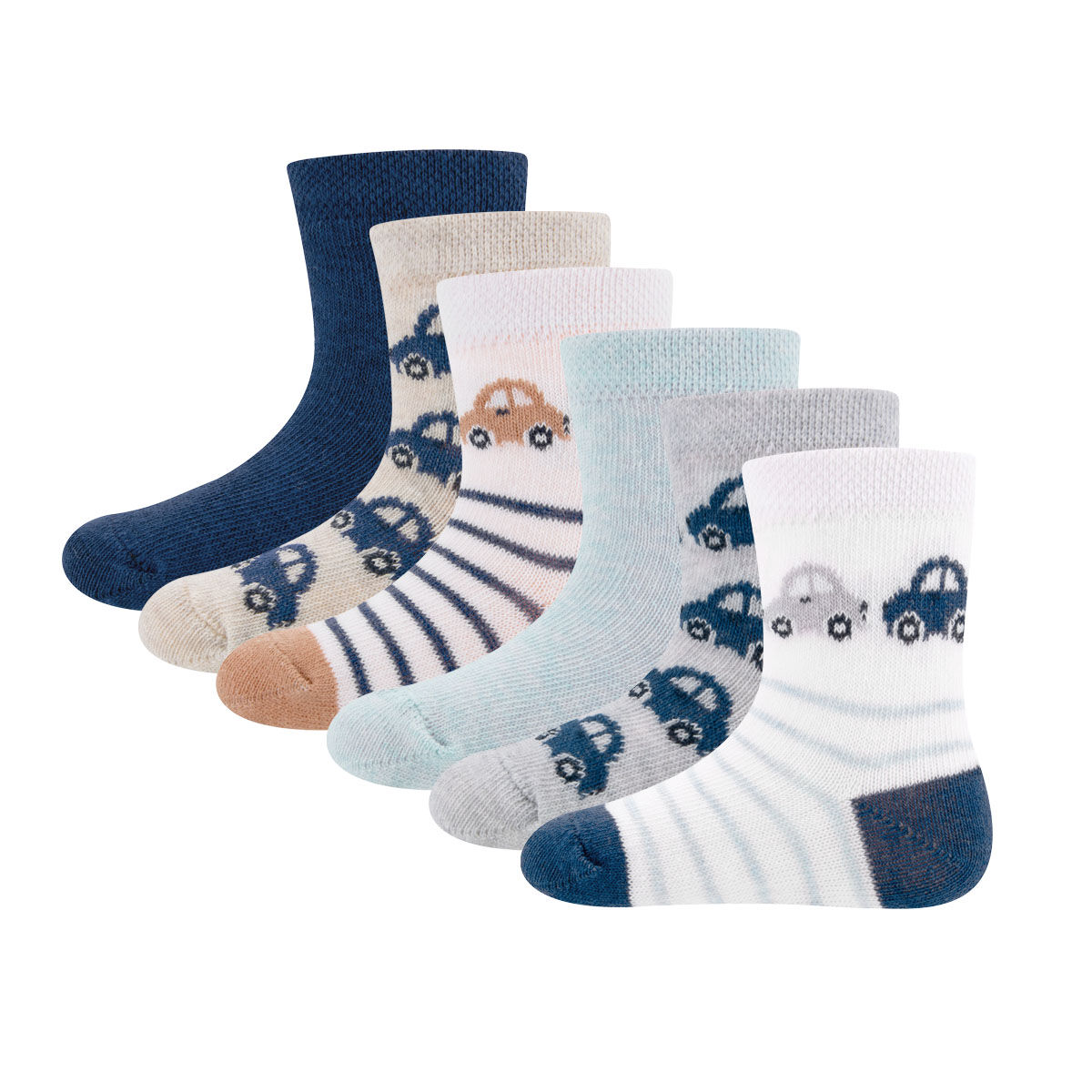 Socken 6er Pack Autos/Uni