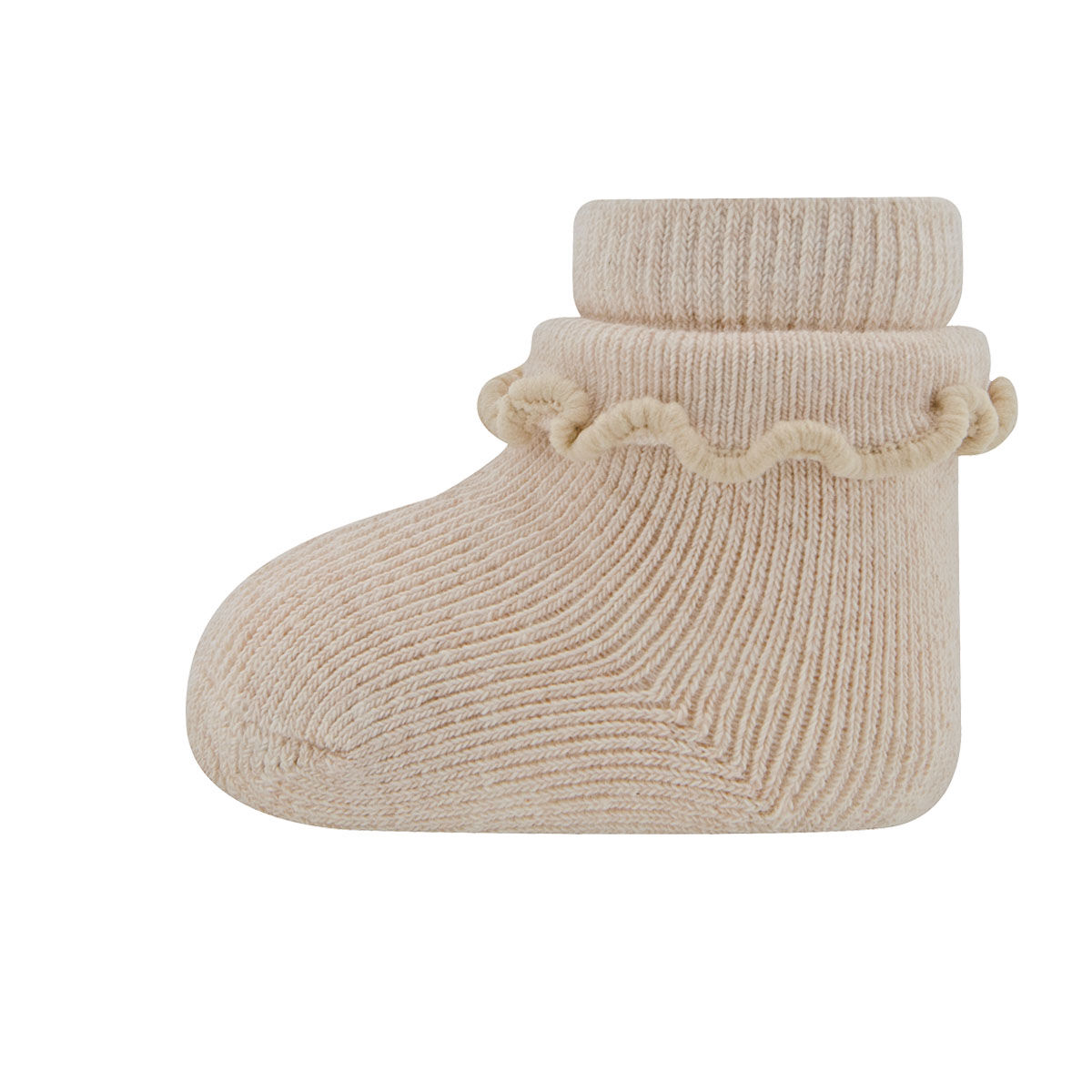 Babysocken 3er Pack Wellensaum