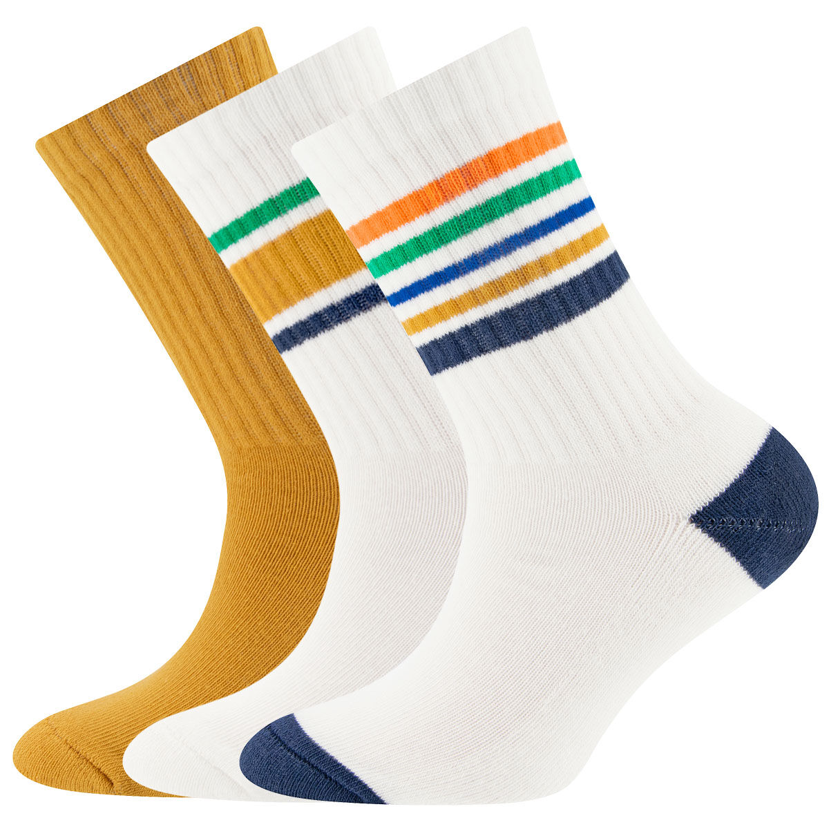 Tennissocken 3er Pack Ringel