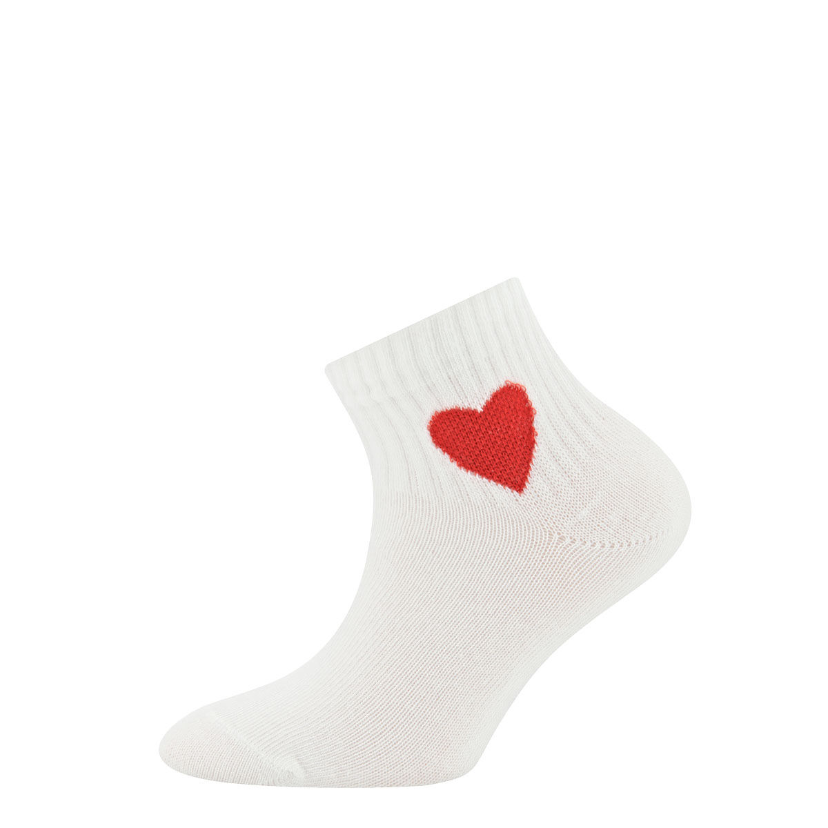 Tennissocken 2er Pack knöchelhoch mit Herz