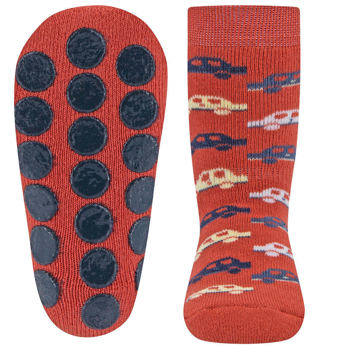 Stoppersocken 2er Pack Autos/Ringel