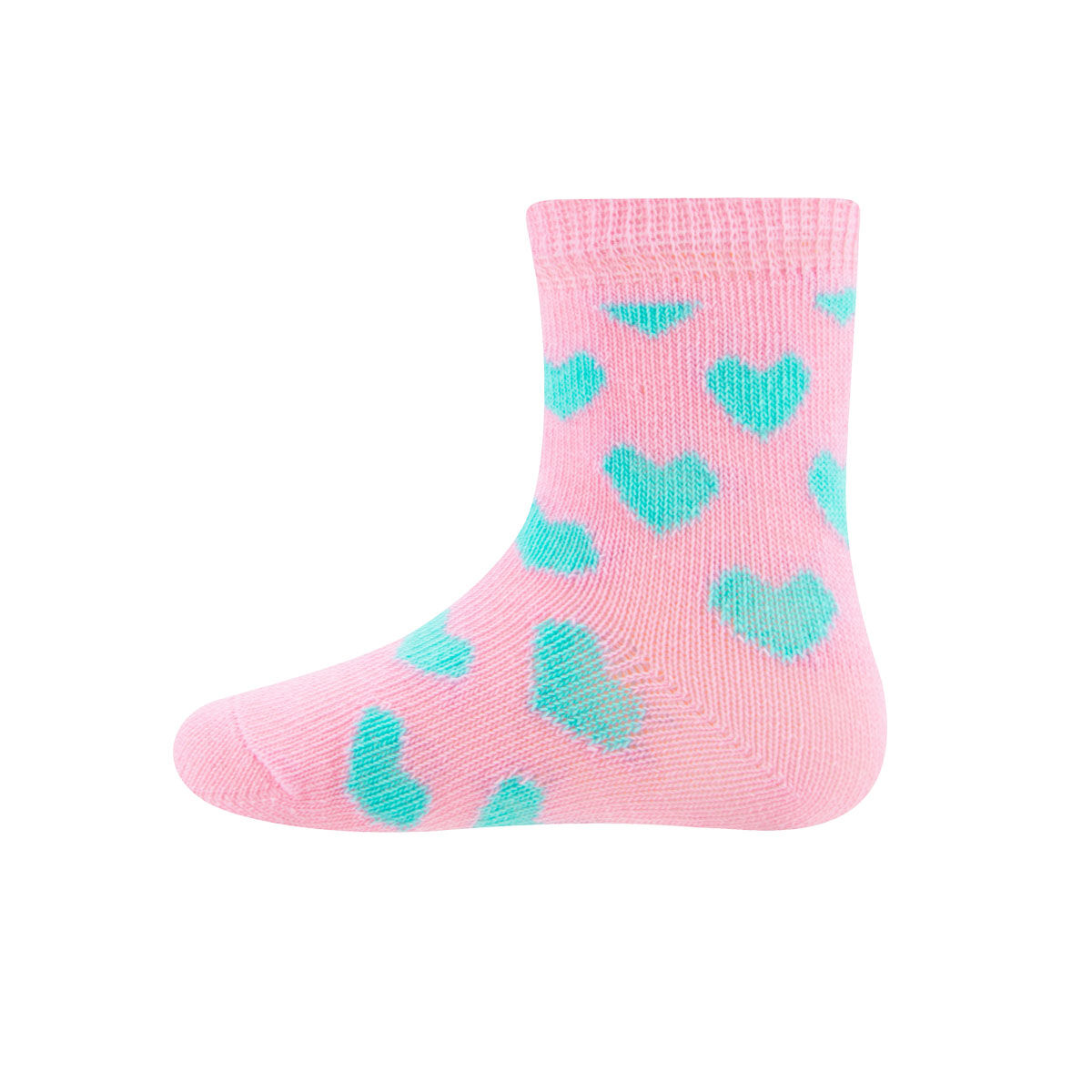 Socken 3er Pack Ringel/Herzen/Uni