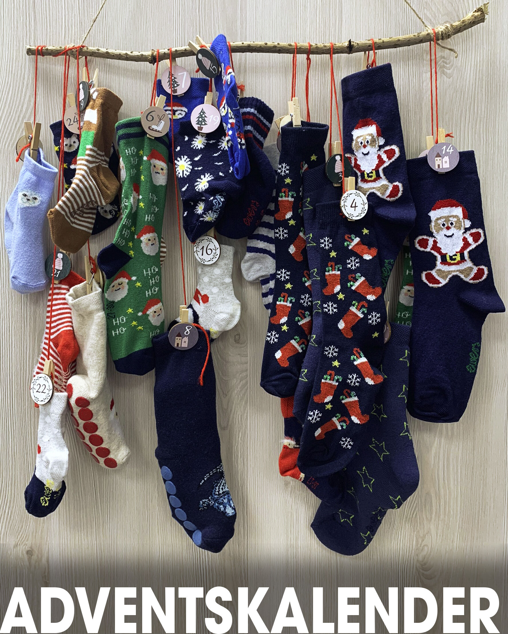 Bannerbild des fertigen Adventskalenders