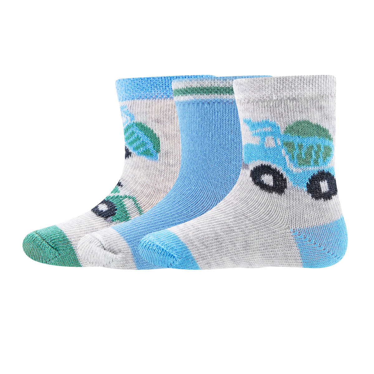 Socken 3er Pack Baustellenfahrzeuge