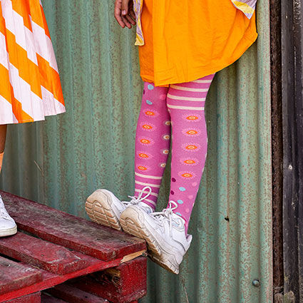 Strumpfhose Flipside Punkte/Ringel
