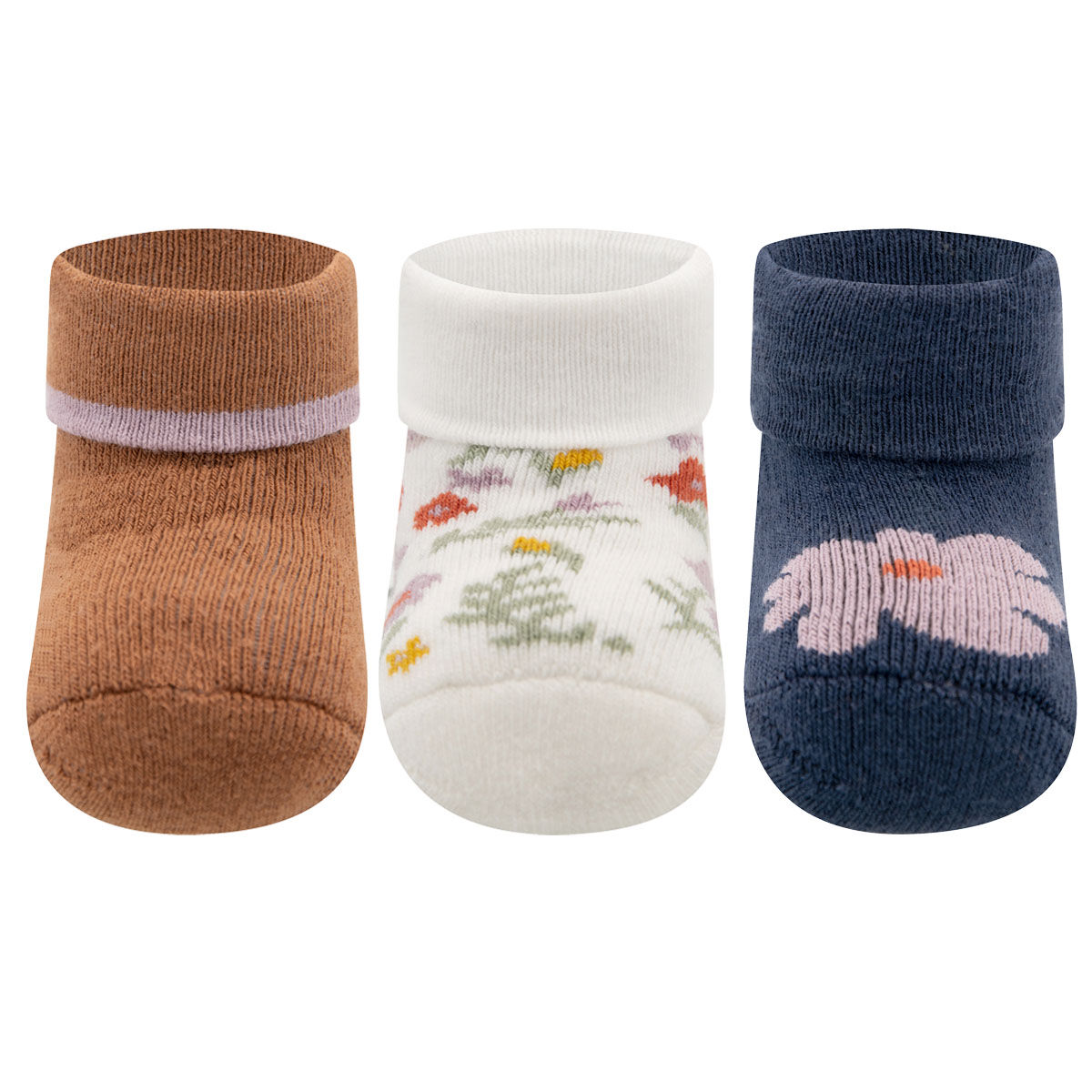 Babysocken 3er Pack Blümchen