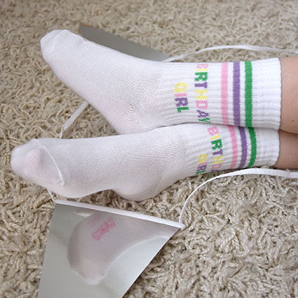 Tennissocken BIRTHDAY GIRL