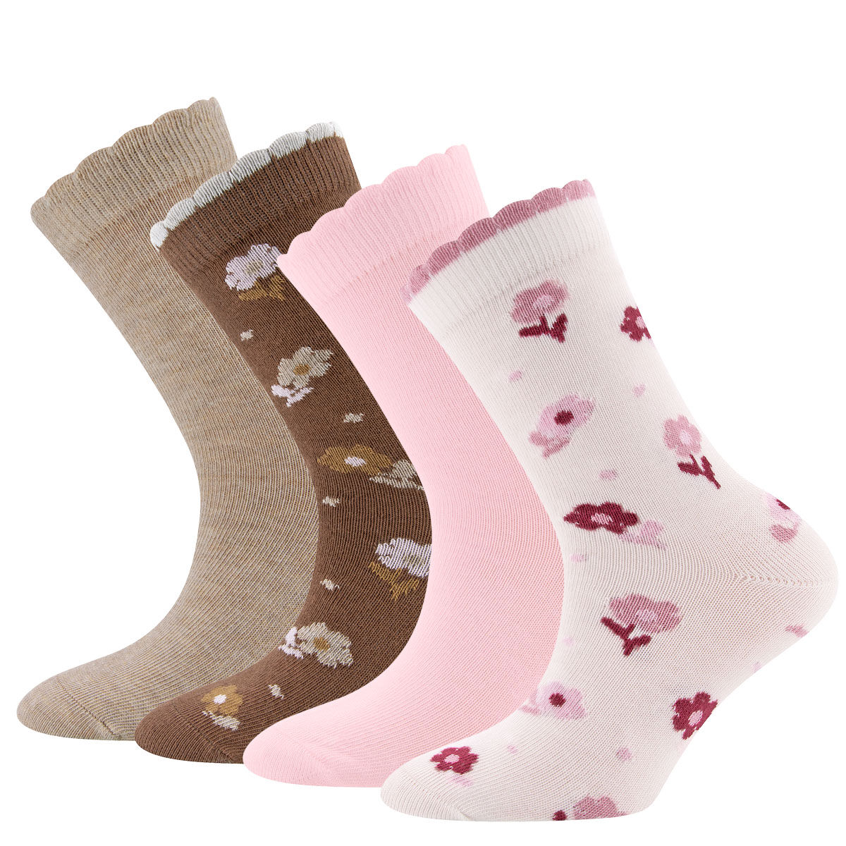 Socken 4er Pack Blumen