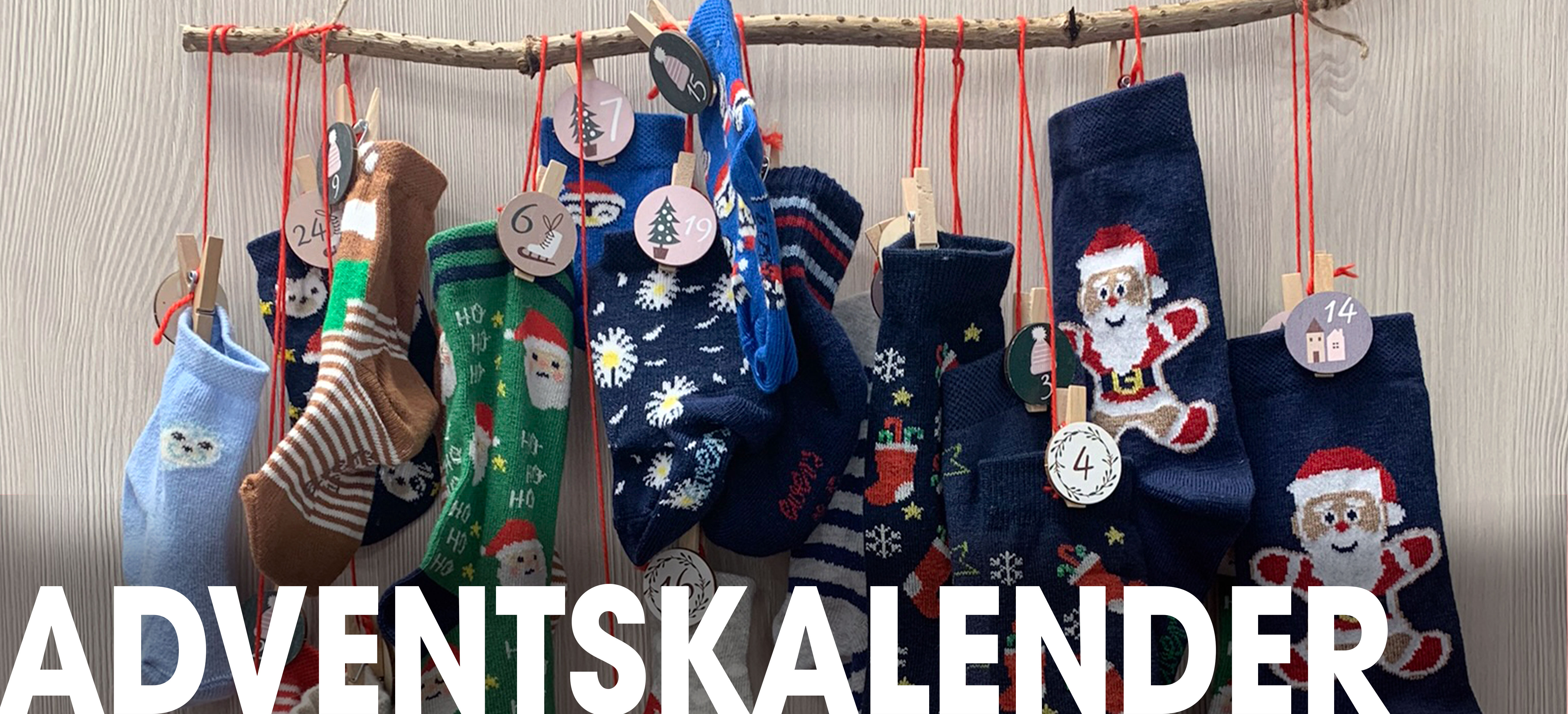 Bannerbild des fertigen Adventskalenders