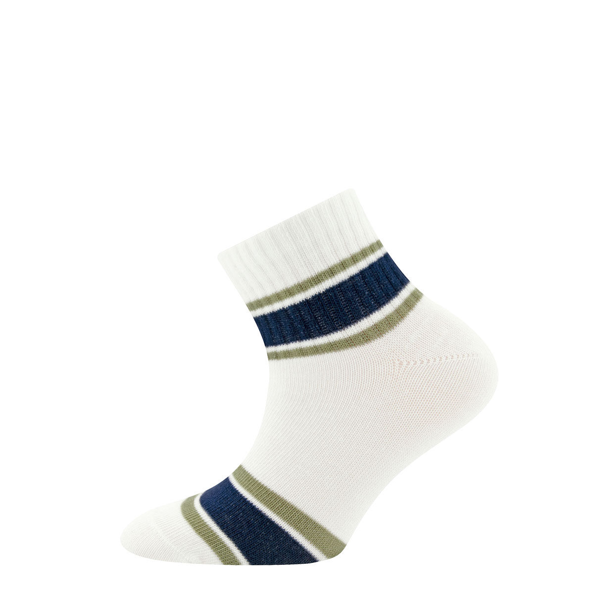 Tennissocken 2er Pack knöchelhoch mit Ringel