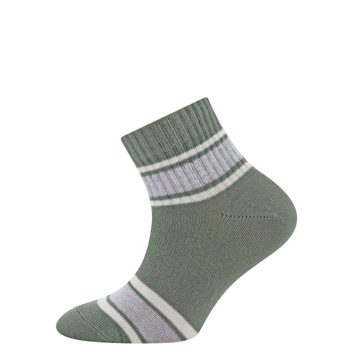 Tennissocken 2er Pack knöchelhoch mit Ringel