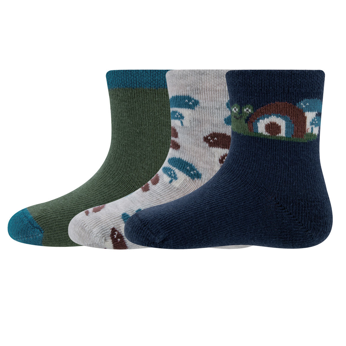 Socken 3er Pack Schnecke