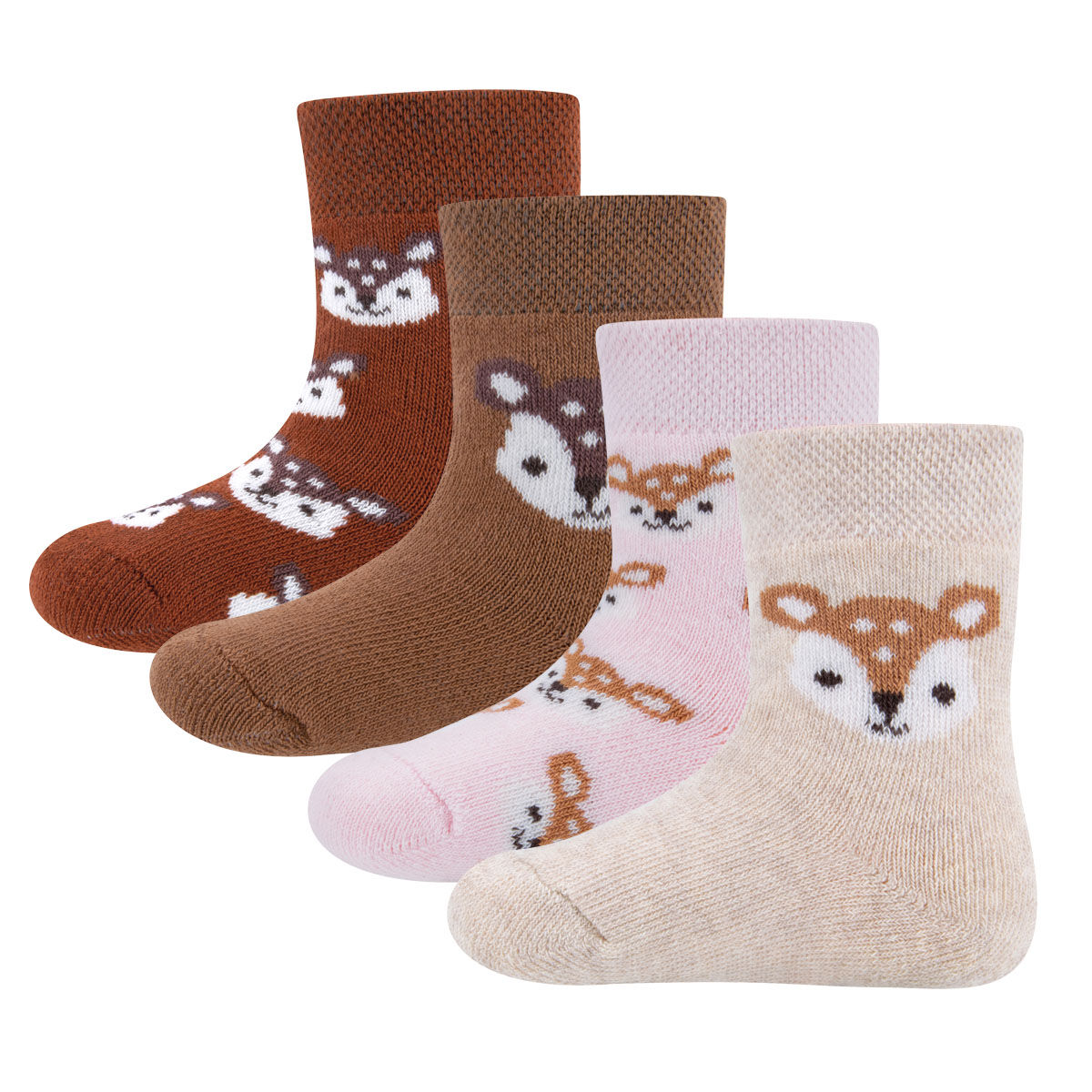 Thermosocken Baby 4er Pack Reh