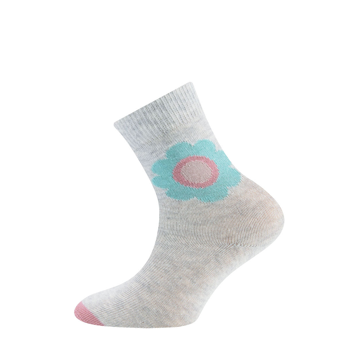 Socken 6er Pack  GOTS Blumen/Herzen