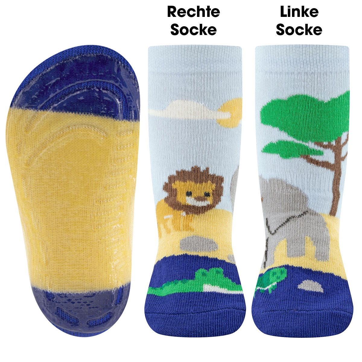 Stoppersocken SoftStep Safari - ohne Plüsch