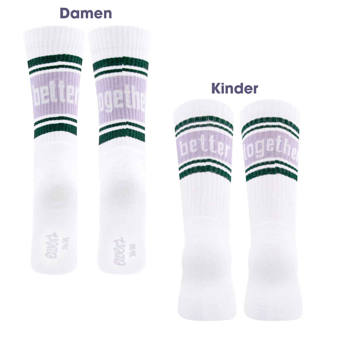 Tennissocken "better together"