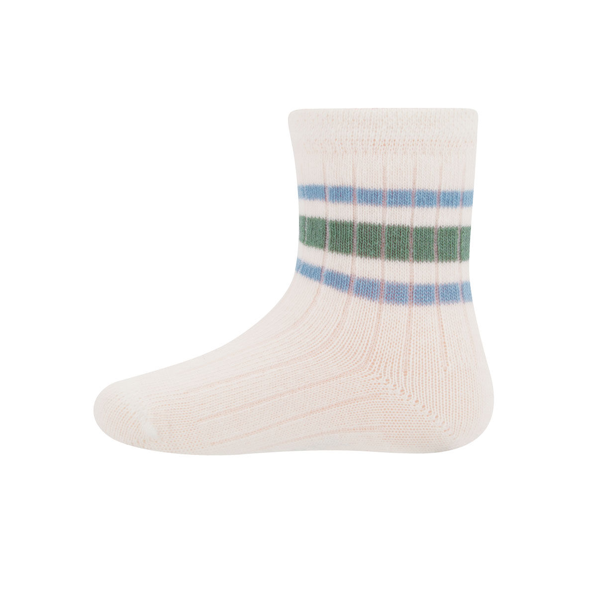 Socken 2er Pack Ringel/Rippe