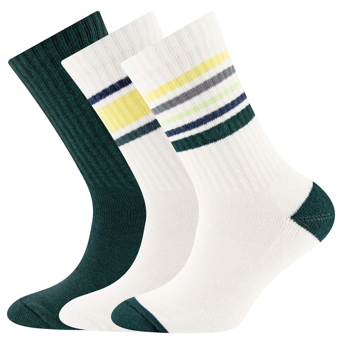 Tennissocken 3er Pack Ringel