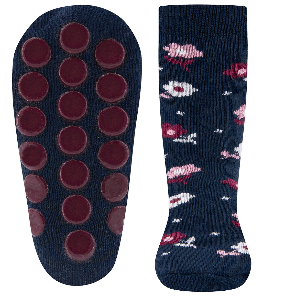 Stoppersocken 2er Pack Reh/Blumen