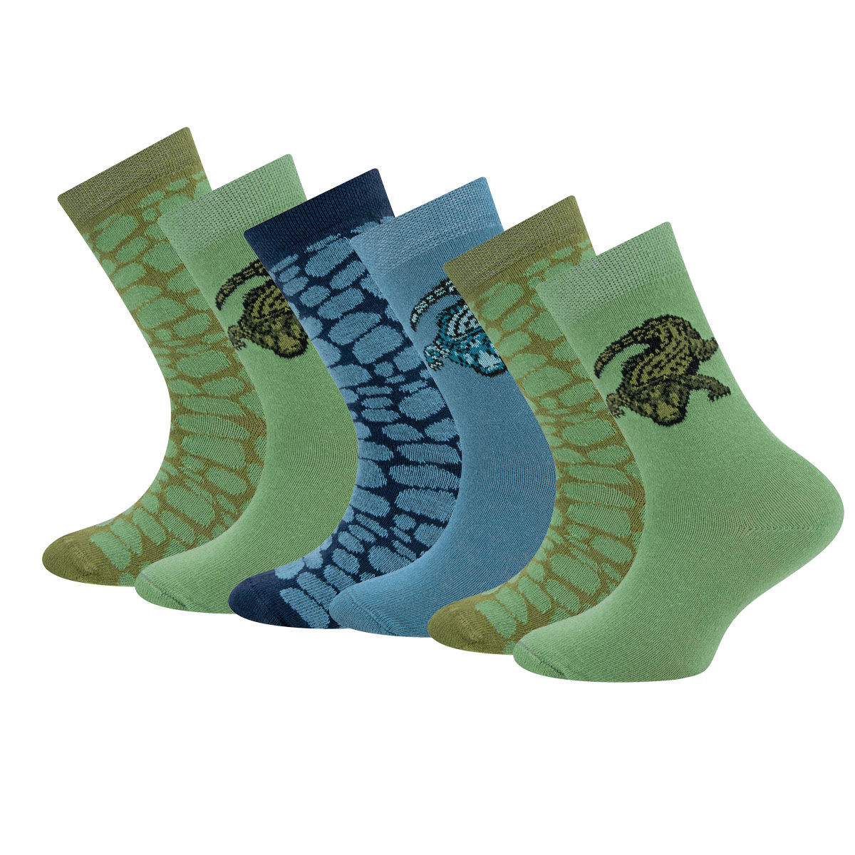 Socken 6er Pack Krokodil