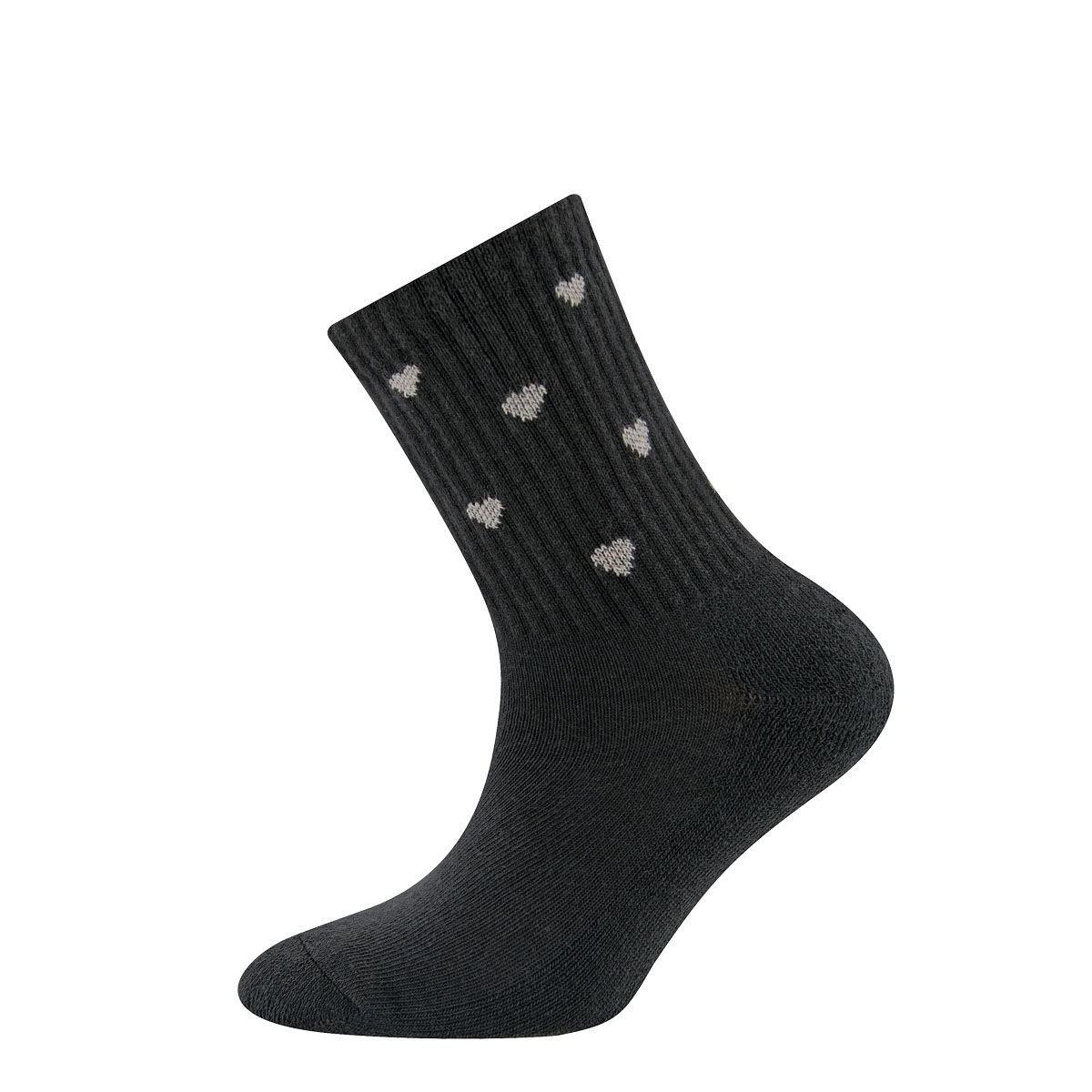 Tennissocken 3er Pack Herzen/Rippe