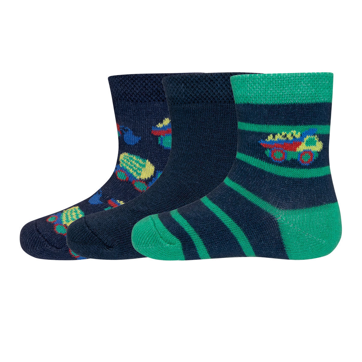Socken 3er Pack Baustelle/Uni