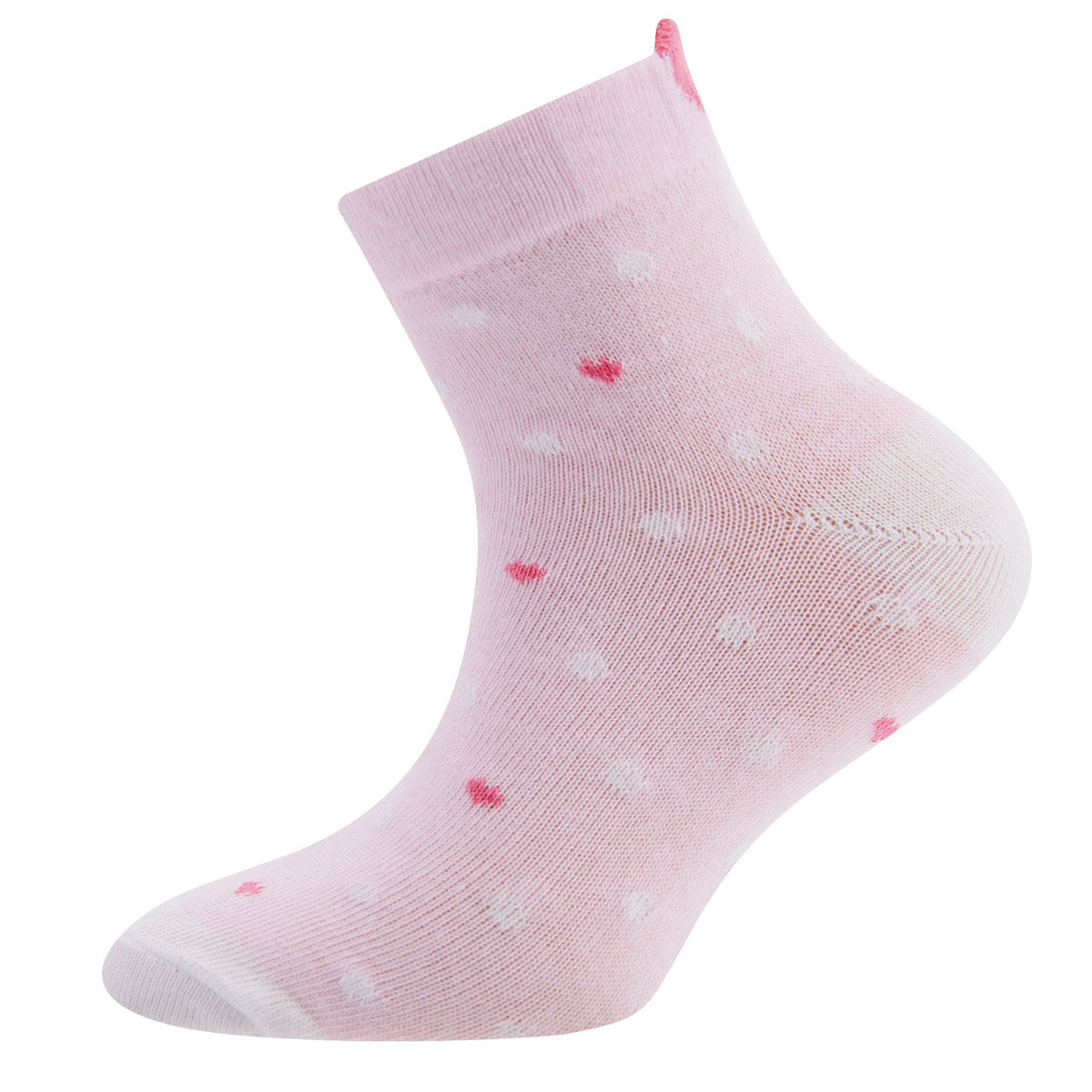 Sneakersocken 2er Pack Herz/Punkte