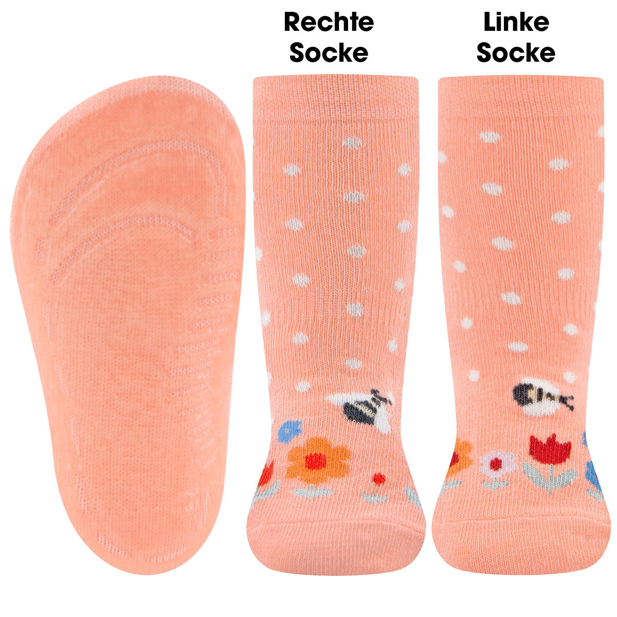 Stoppersocken SoftStep Blumenwiese - ohne Plüsch