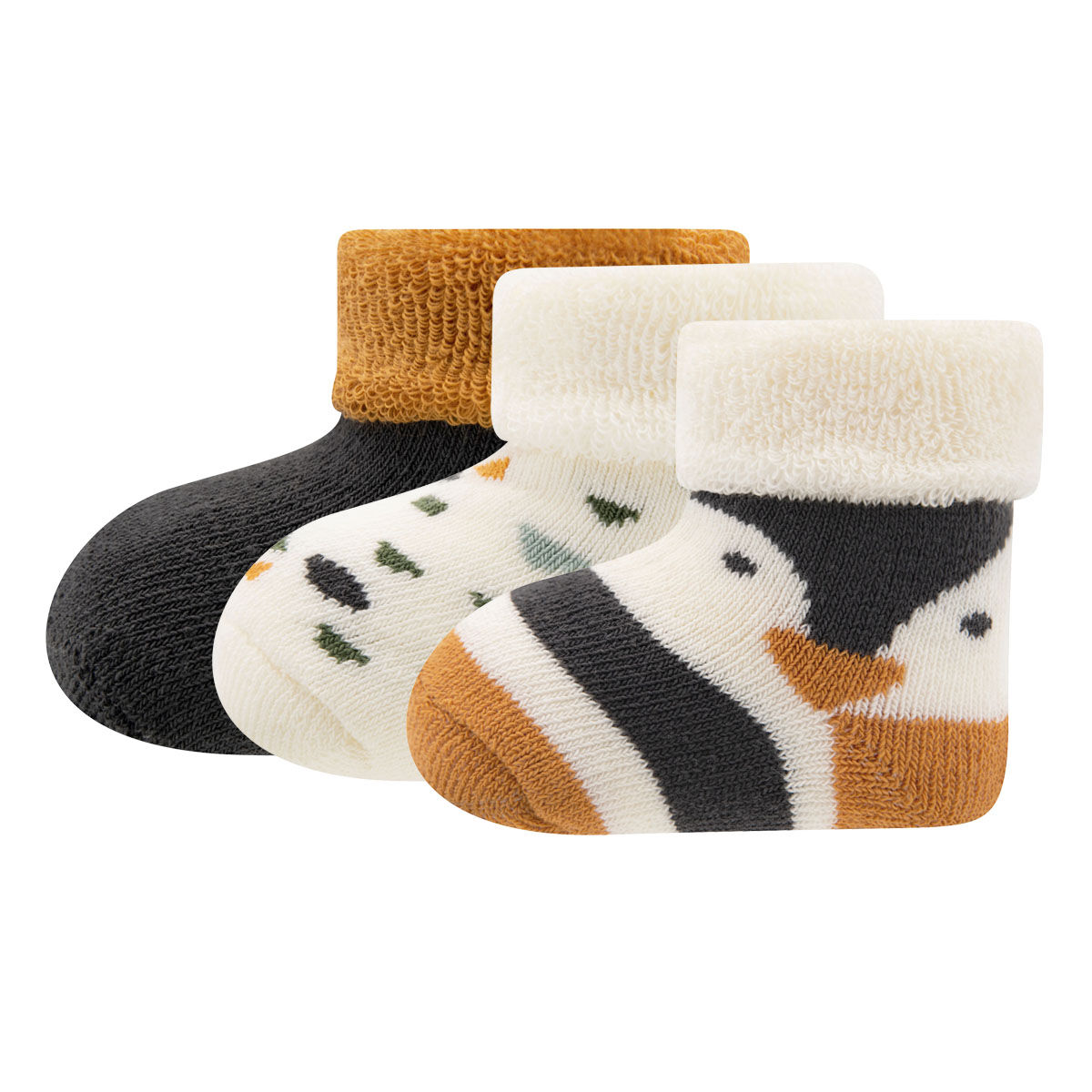 Babysocken 3er Pack Pinguin