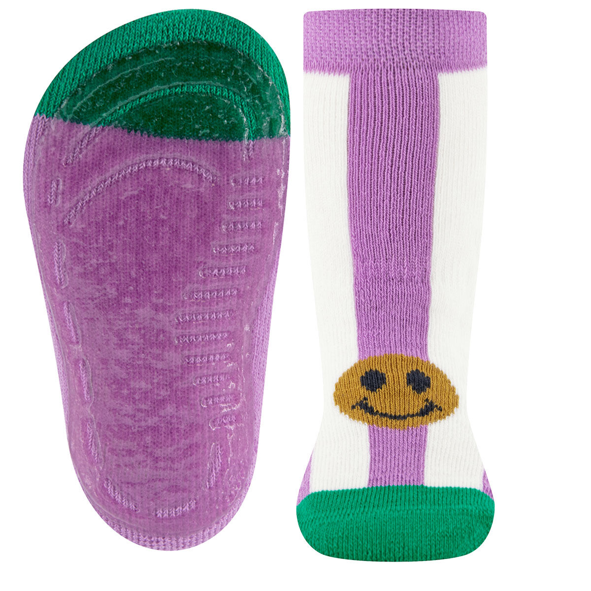 Stoppersocken SoftStep Streifen/Smile