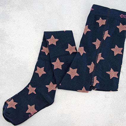 Strumpfhose Glitzersterne