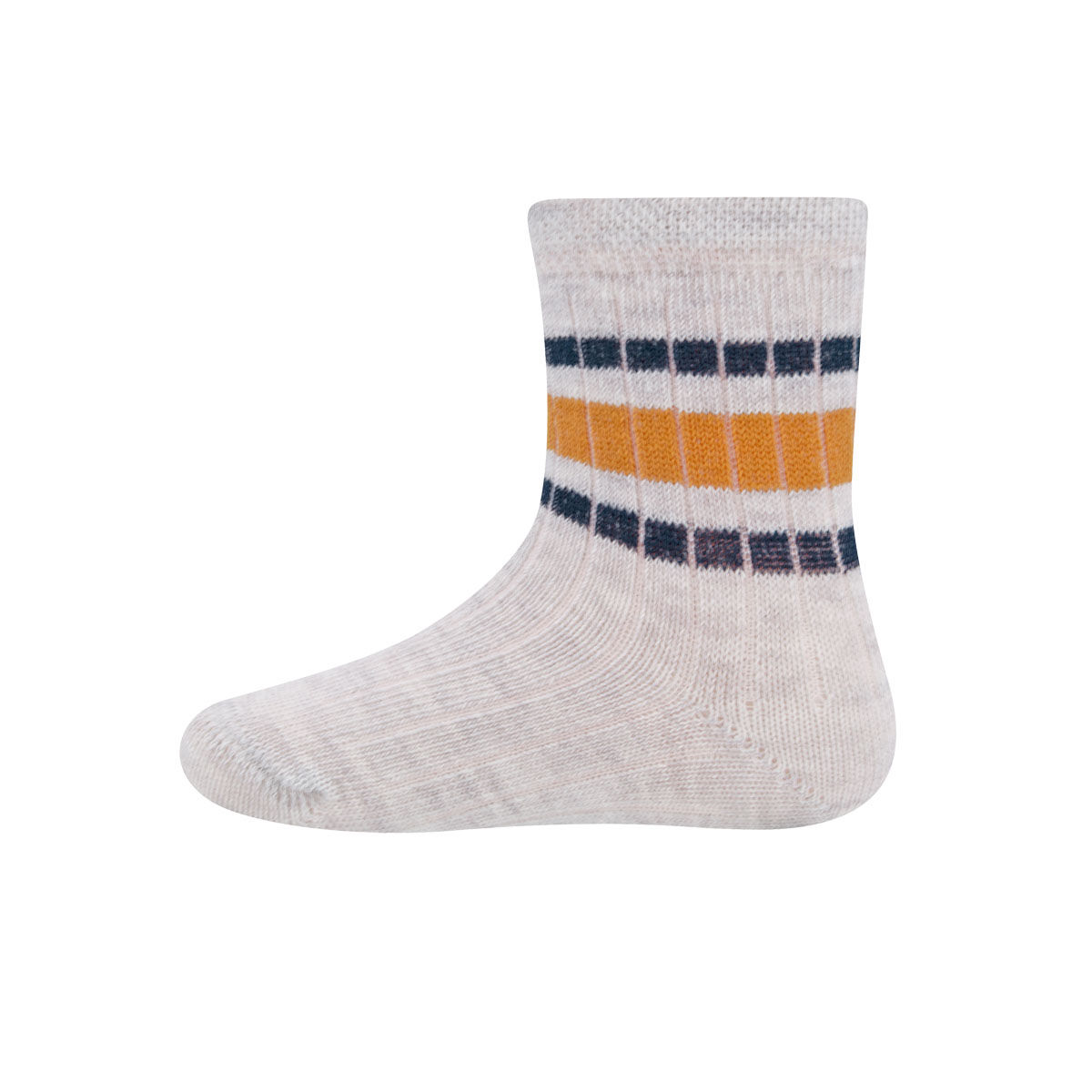 Socken 2er Pack Ringel/Rippe