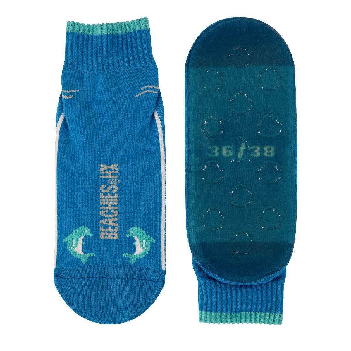 BEACHIES® Strandsocken Delfin für Damen & Herren